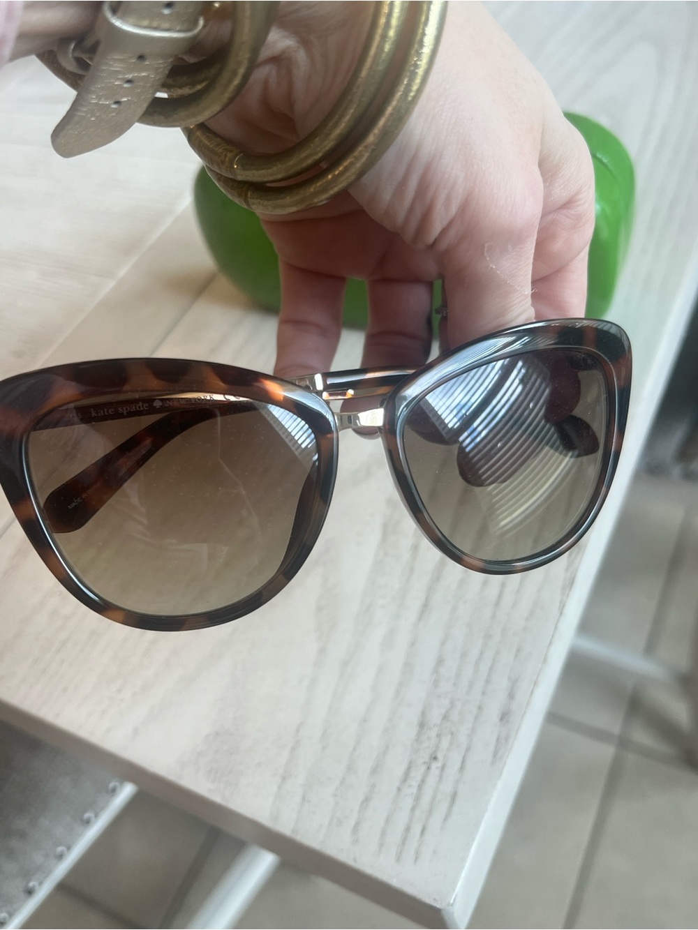 Kate Spade “Cissy” Tortoiseshell Cat-Eye Sunglasses -NWOT with Case! - Picture 5 of 6
